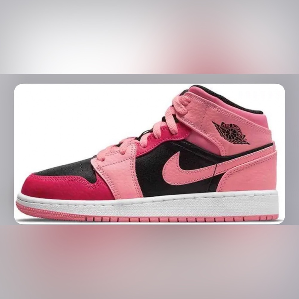 Girl’s 2021 2021 Air Jordan 1 Mid GS 'Coral Chalk'